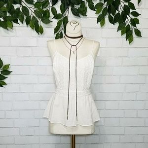 Loft Cotton Embroidered Boho Camisole